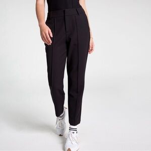 CALIA Women's Golf Tailored Pant Black Size M Tapered Ankle Athletic Trousers